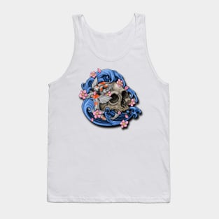 Tsunami Sull and Koi Fish Tank Top